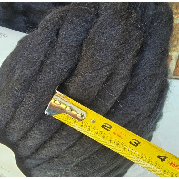 2 Skeins LOOPS & THREAD Easy Spirit Chunky Yarn CHARCOAL 108 Yd NEW Crochet GIFT - Picture 3 of 5